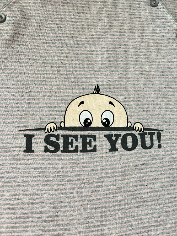 Нічна сорочка для майбутніх та новоспечених матусь батал, I see you