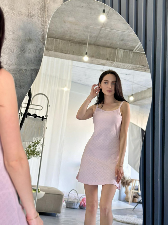 Жіноча сорочка Rose Amour, блідо-рожева