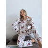 Домашня жіноча піжама COSY "Норді"(сорочка+штани) NEW
