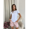 Пижамные шорты из сатина Pearl COSY пильная пудра
